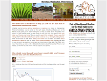 Tablet Screenshot of bloodhoundrealty.com